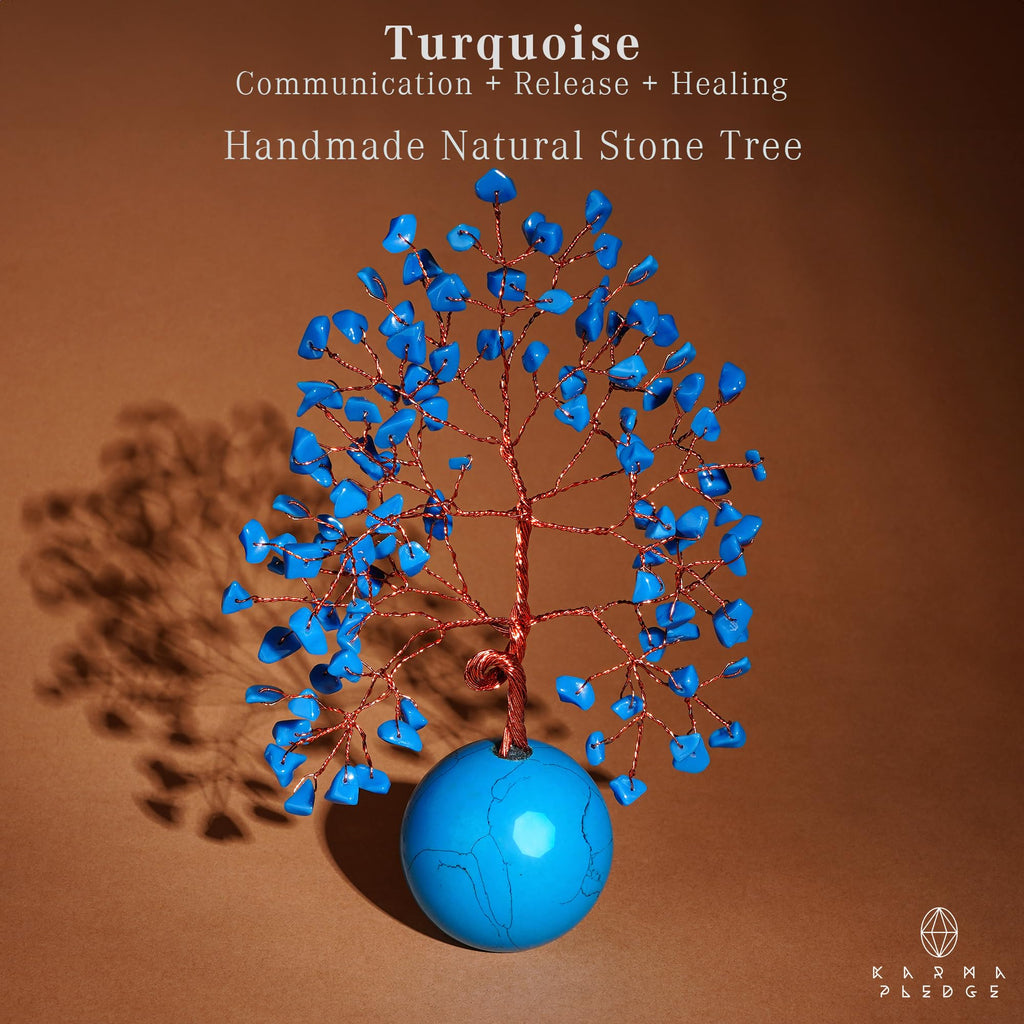 Rose Quartz Crystal Trees for Home Decor, Office Desk Decoration, Chakra Healing Crystals and Stone for Positive Energy, Money, Good Luck, Tree of Life Spiritual Birthday Gifts for Women and Mom