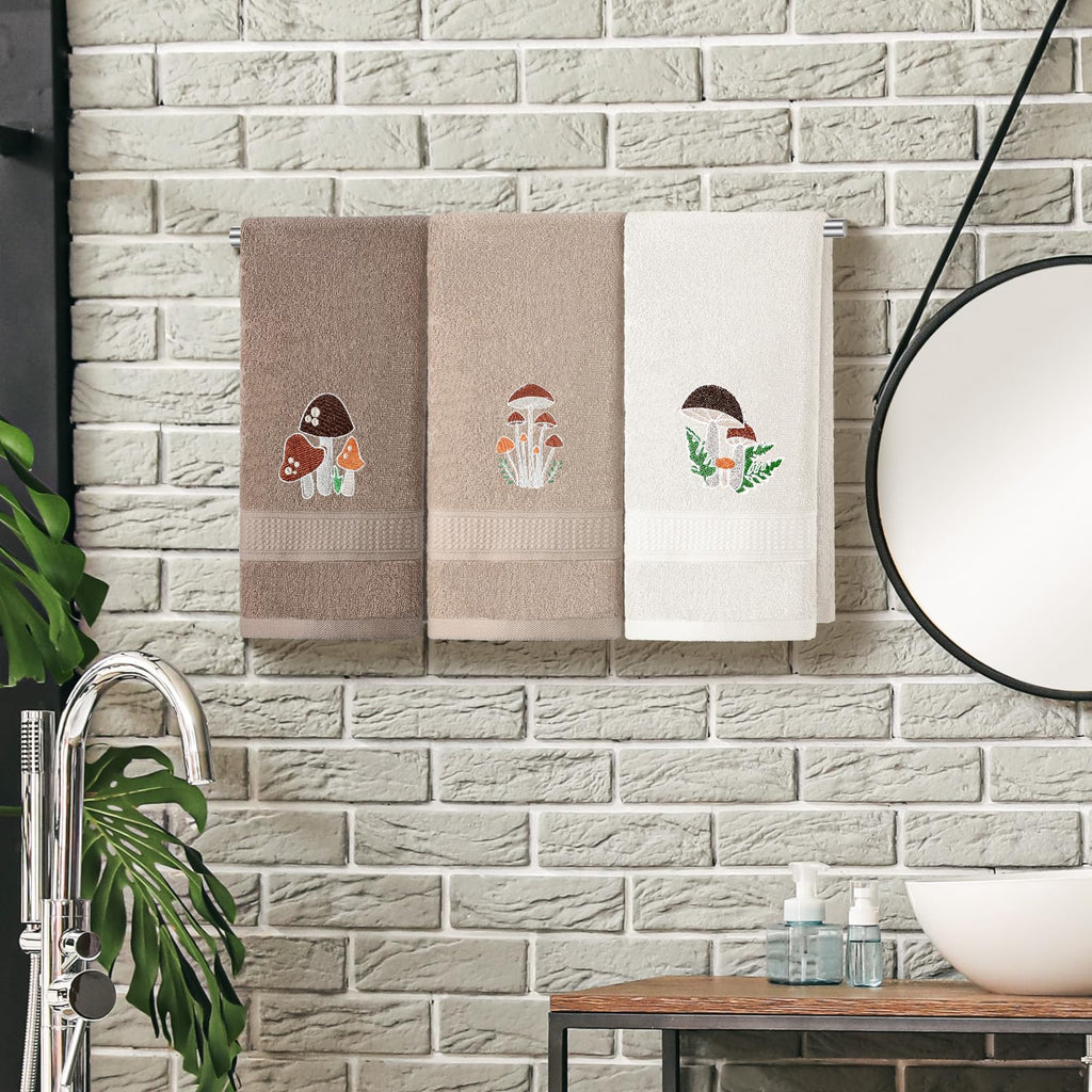 3 Pcs African Woman Hand Towels Black Girl African American Bathroom Home Decor Boho Decorative Farmhouse 100% Cotton Embroidered Towels for Bathroom Kitchen 13. 3 x 29. 5''