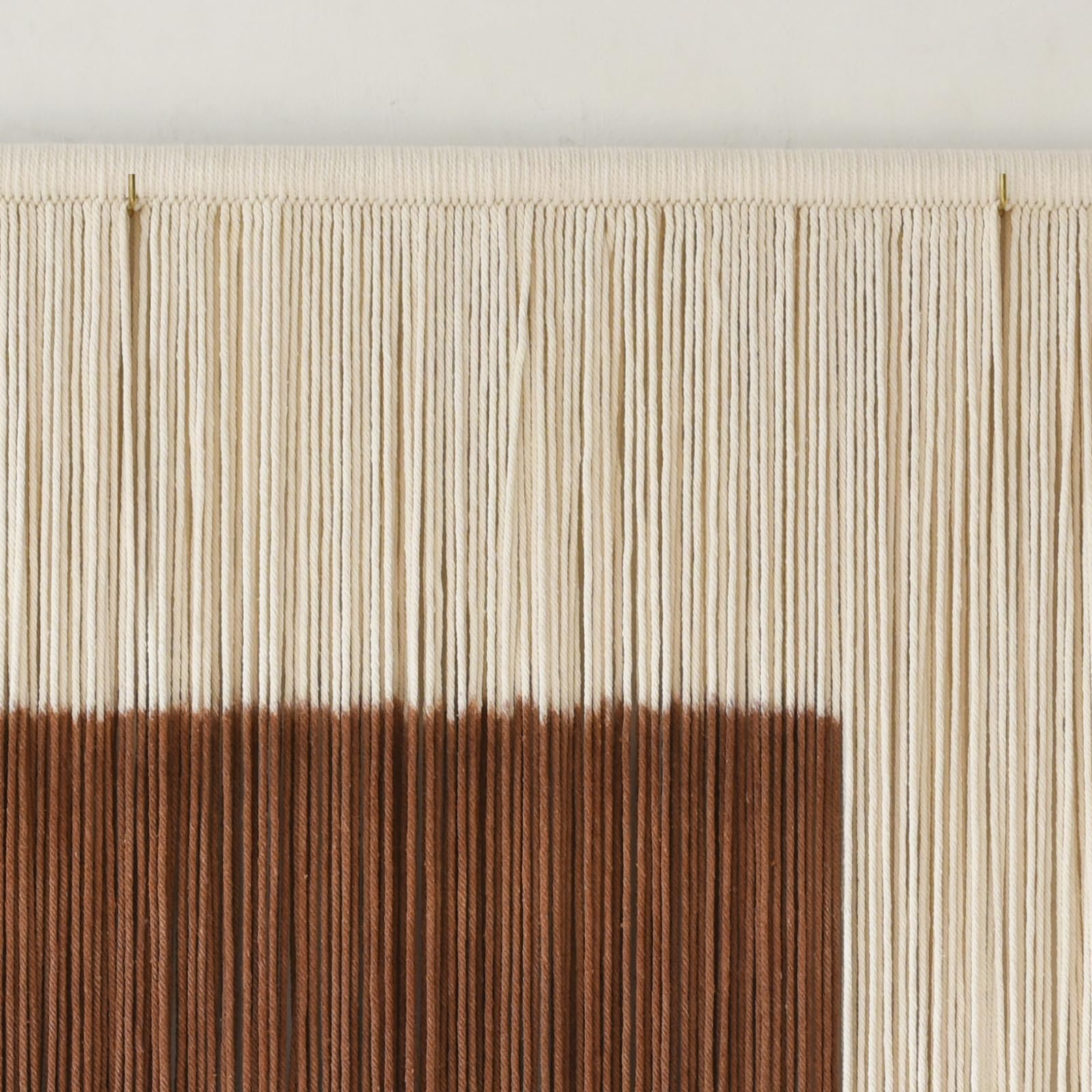 Flber Macrame Wall Hanging Tie-Dye Geometric Decor Large Scale Wall Art Statement Bohemian Yarn Tapestry Home Wall Decor 59''W*35''L