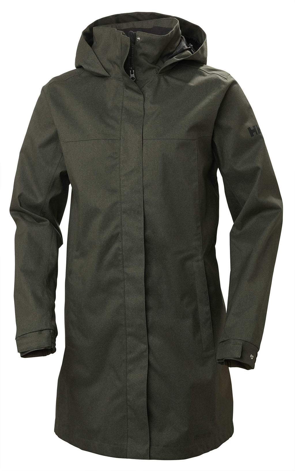 Helly-Hansen Womens Aden Waterproof Breathable Hooded Long Rain Jacket