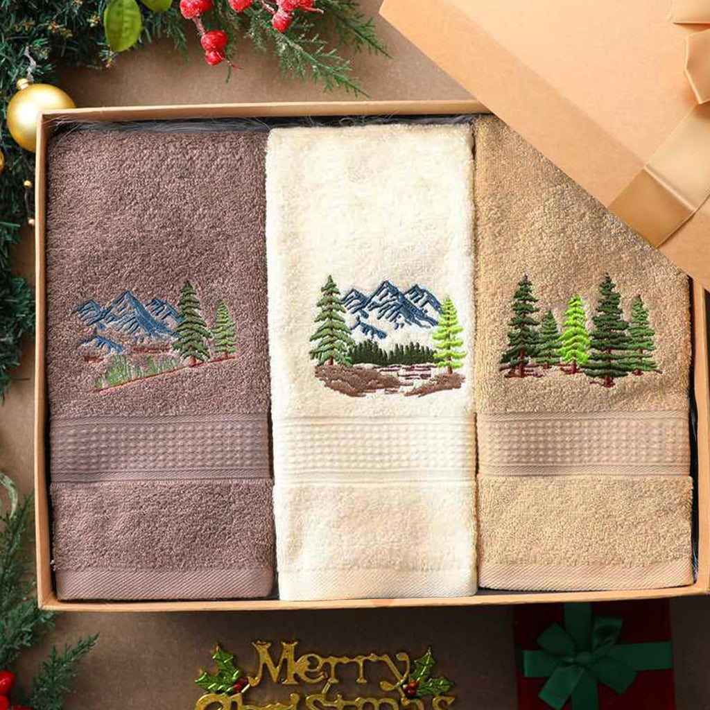 3 Pcs African Woman Hand Towels Black Girl African American Bathroom Home Decor Boho Decorative Farmhouse 100% Cotton Embroidered Towels for Bathroom Kitchen 13. 3 x 29. 5''