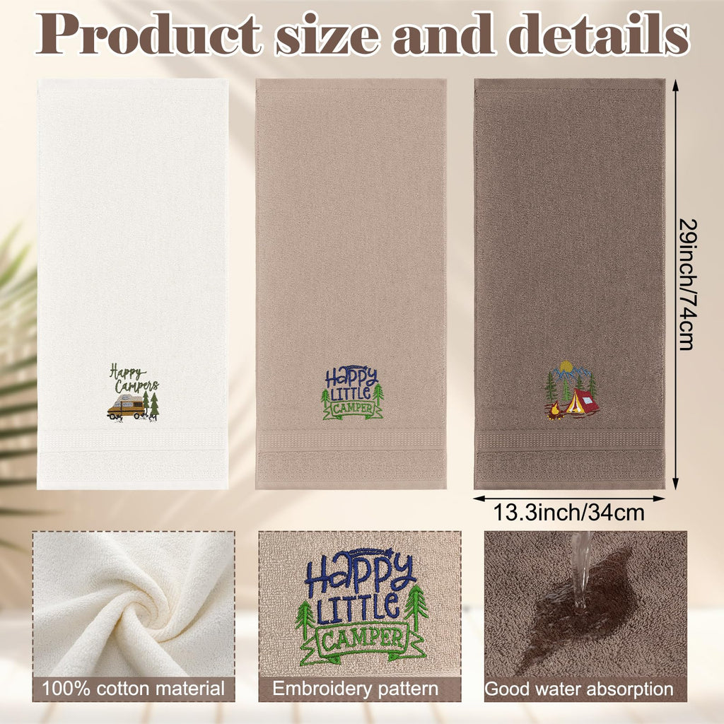 3 Pcs African Woman Hand Towels Black Girl African American Bathroom Home Decor Boho Decorative Farmhouse 100% Cotton Embroidered Towels for Bathroom Kitchen 13. 3 x 29. 5''