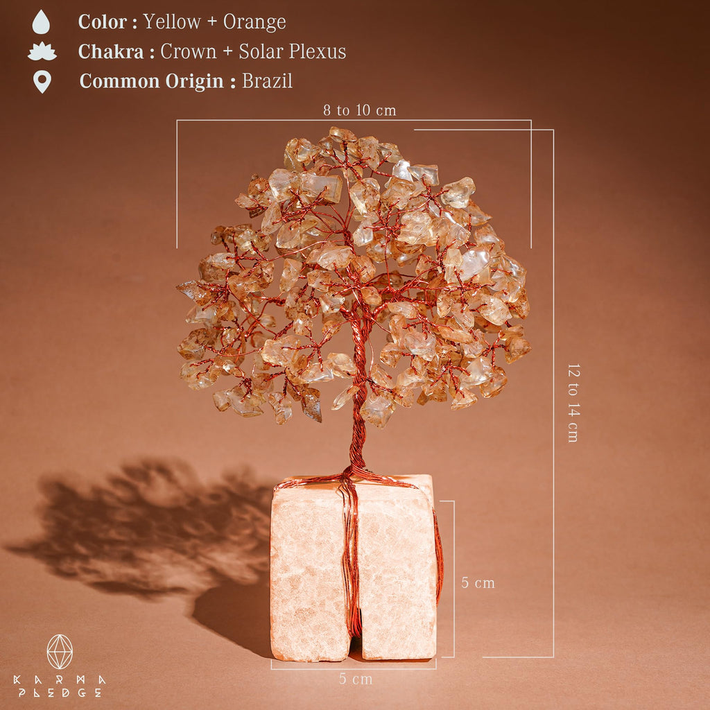 Crystal Tree of Life 7 Chakra Healing Crystals Trees for Home Decor, Office Desk Decor, Boho Decor, Handmade Bonsai Trees for Positive Energy, Money, Good Luck Birthday Gifts for Women, Mom