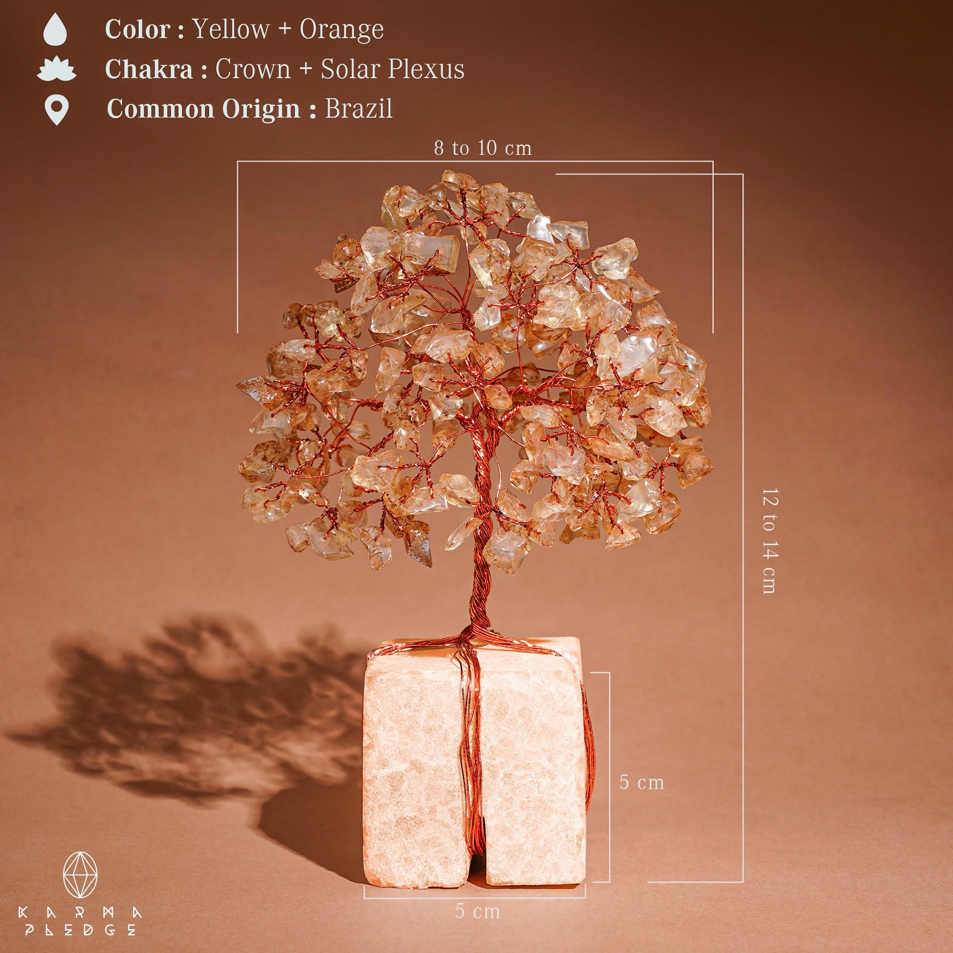 Crystal Tree of Life 7 Chakra Healing Crystals Trees for Home Decor, Office Desk Decor, Boho Decor, Handmade Bonsai Trees for Positive Energy, Money, Good Luck Birthday Gifts for Women, Mom
