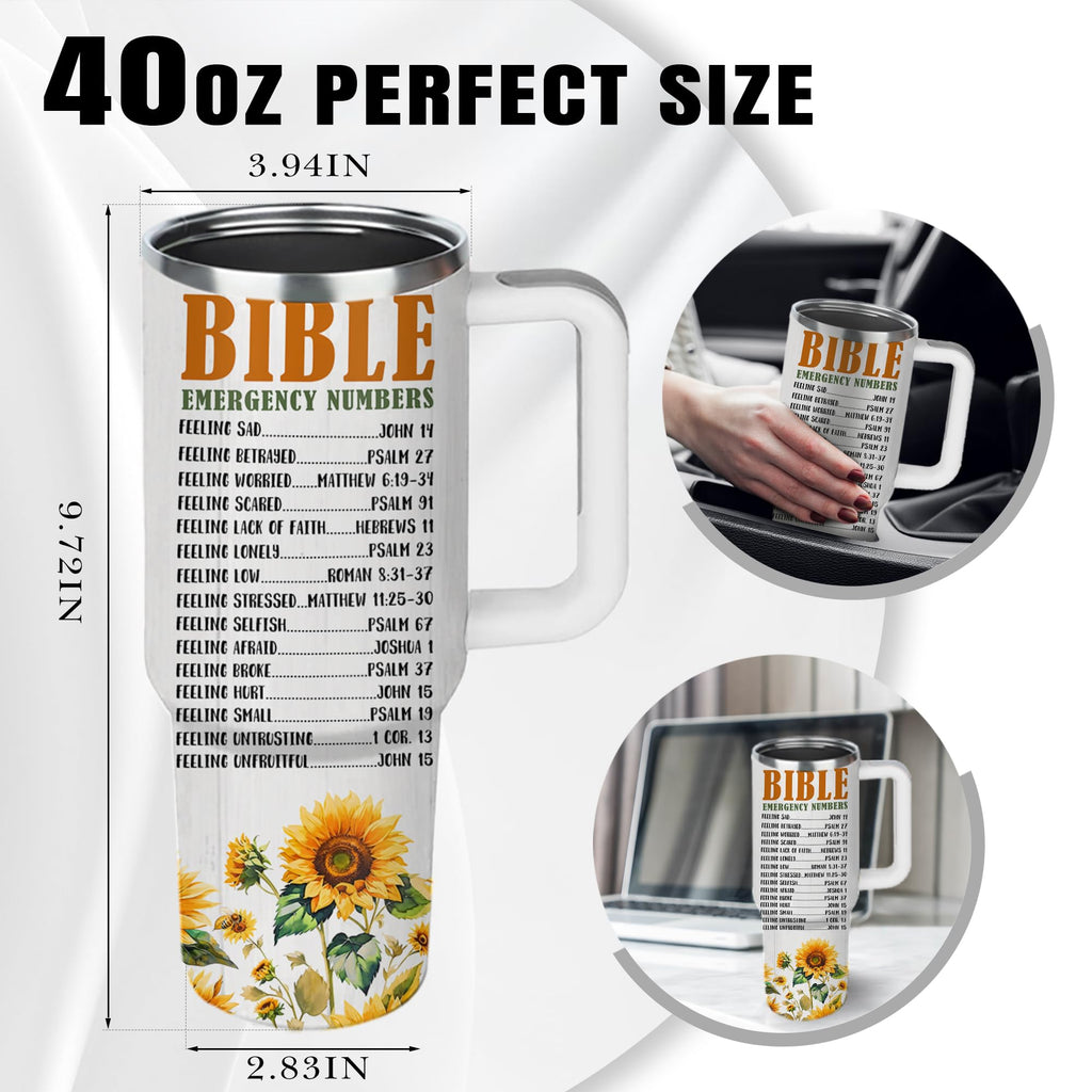 Christian Gifts for Women, 40 oz I Can Do All Things Christ Tumbler With Handle, Inspirational Religious Birthday Gifts for Faith Cup, Christian Jesus God Bible Verse Pastor Prayer Gift for Christmas