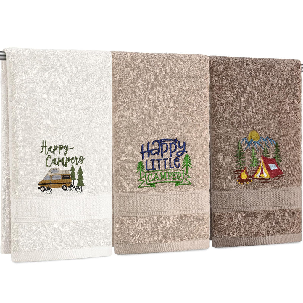 3 Pcs African Woman Hand Towels Black Girl African American Bathroom Home Decor Boho Decorative Farmhouse 100% Cotton Embroidered Towels for Bathroom Kitchen 13. 3 x 29. 5''