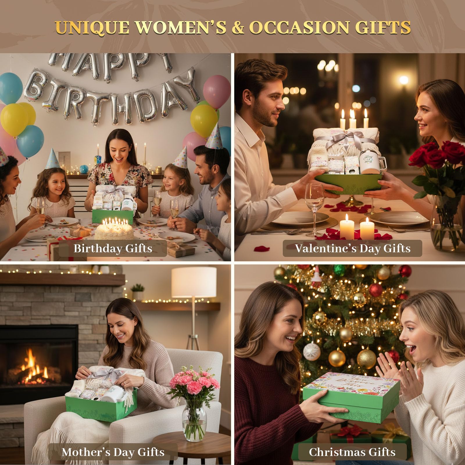 Self Care Gifts for Women Get Well Soon Gift Baskets,Christmas Birthday Gifts for Women Spa Care Package,Thank You Thinking of You Sympathy Gift Box for Mom, Her, Friend, Sister, Wife