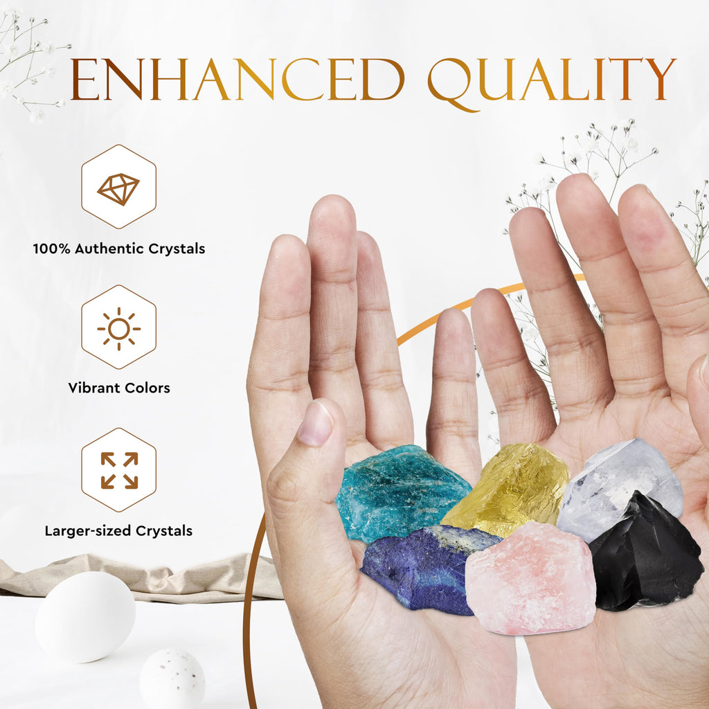 Bulk Crystals and Healing Stones 50 PCS - Real Mini Crystals for Spell Jars - Crystals for Witchcraft - Crystal Sets for Witchcraft Supplies - Real Crystal Witch Healing Crystals for Beginners Set