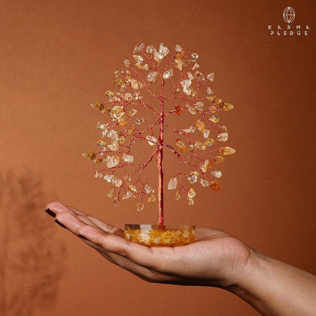 Rose Quartz Crystal Trees for Home Decor, Office Desk Decoration, Chakra Healing Crystals and Stone for Positive Energy, Money, Good Luck, Tree of Life Spiritual Birthday Gifts for Women and Mom