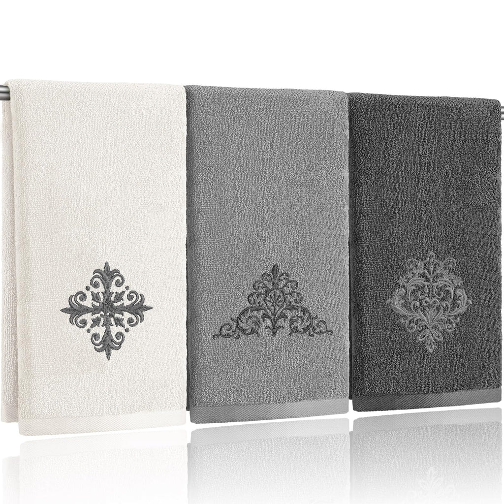 3 Pcs African Woman Hand Towels Black Girl African American Bathroom Home Decor Boho Decorative Farmhouse 100% Cotton Embroidered Towels for Bathroom Kitchen 13. 3 x 29. 5''