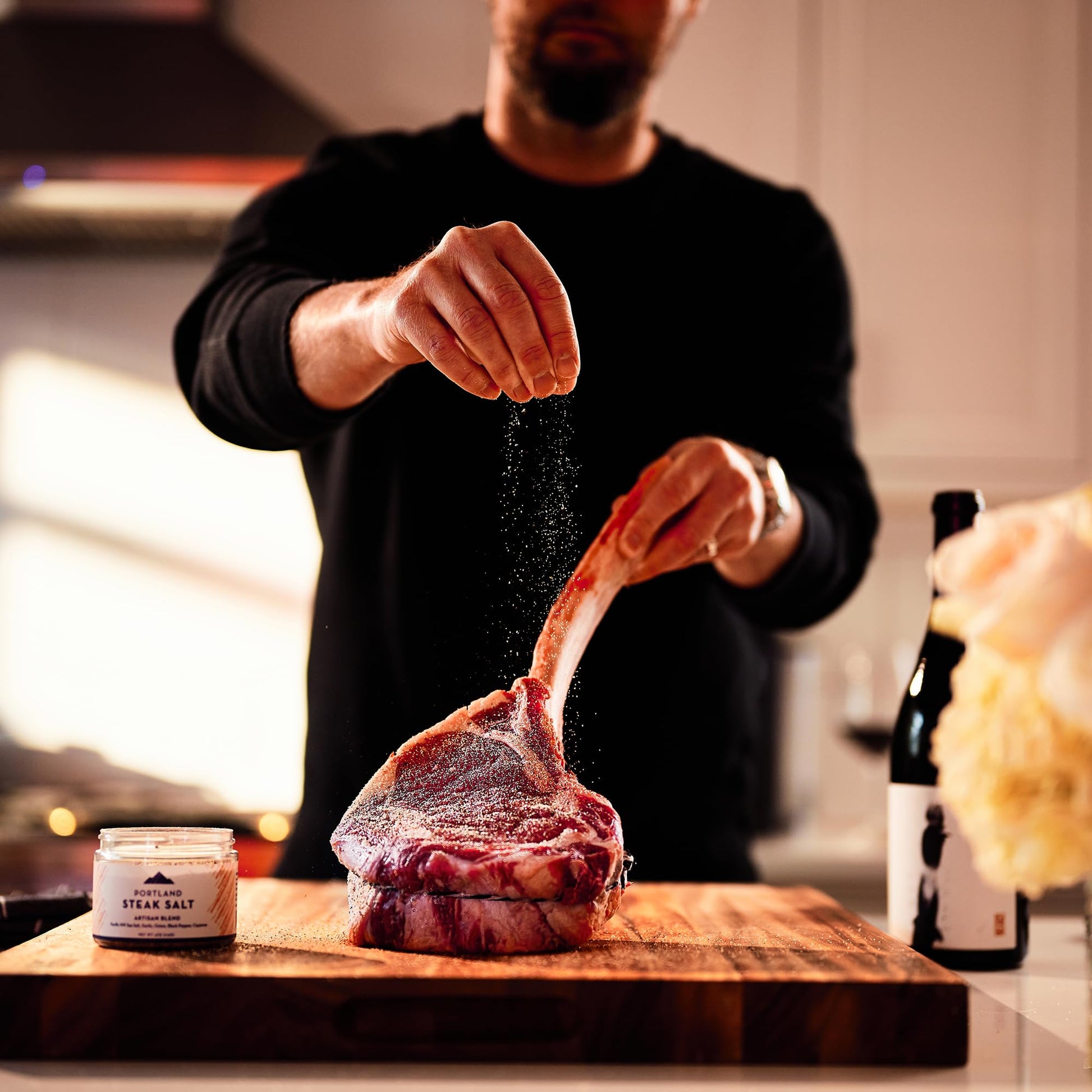 Portland Salt Co. Toast Sugar Spice Blend w/Vanilla Sugar, Cinnamon & Sea Salt – Signature All-Purpose Seasoning, Breakfast or Dessert Rub - Non-GMO, 4 Oz (Pack of 1)