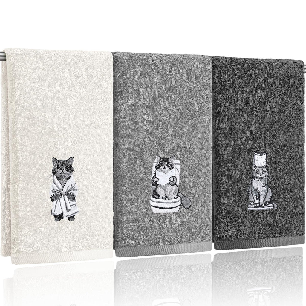 3 Pcs African Woman Hand Towels Black Girl African American Bathroom Home Decor Boho Decorative Farmhouse 100% Cotton Embroidered Towels for Bathroom Kitchen 13. 3 x 29. 5''