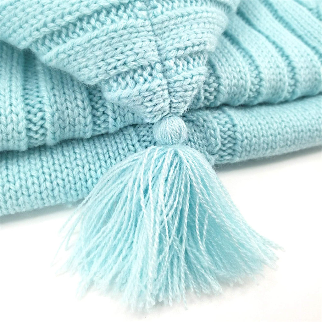 XMWEALTHY Newborn Baby Wrap Swaddle Blanket Knit Sleeping Bag Sleep Sack Stroller Wrap for Baby(Beige) (0-6 Month)