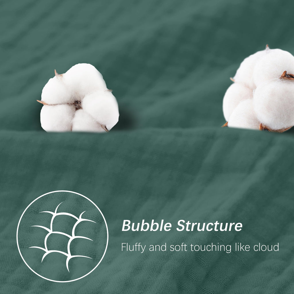 SWEET DOLPHIN Muslin Hooded Baby Bath Towels - 2 Pack 100% Cotton Towel for Babies, Infants, Toddlers - 32x32Inch - Highly Absorbent and Newborn Essential, Light Bean Paste