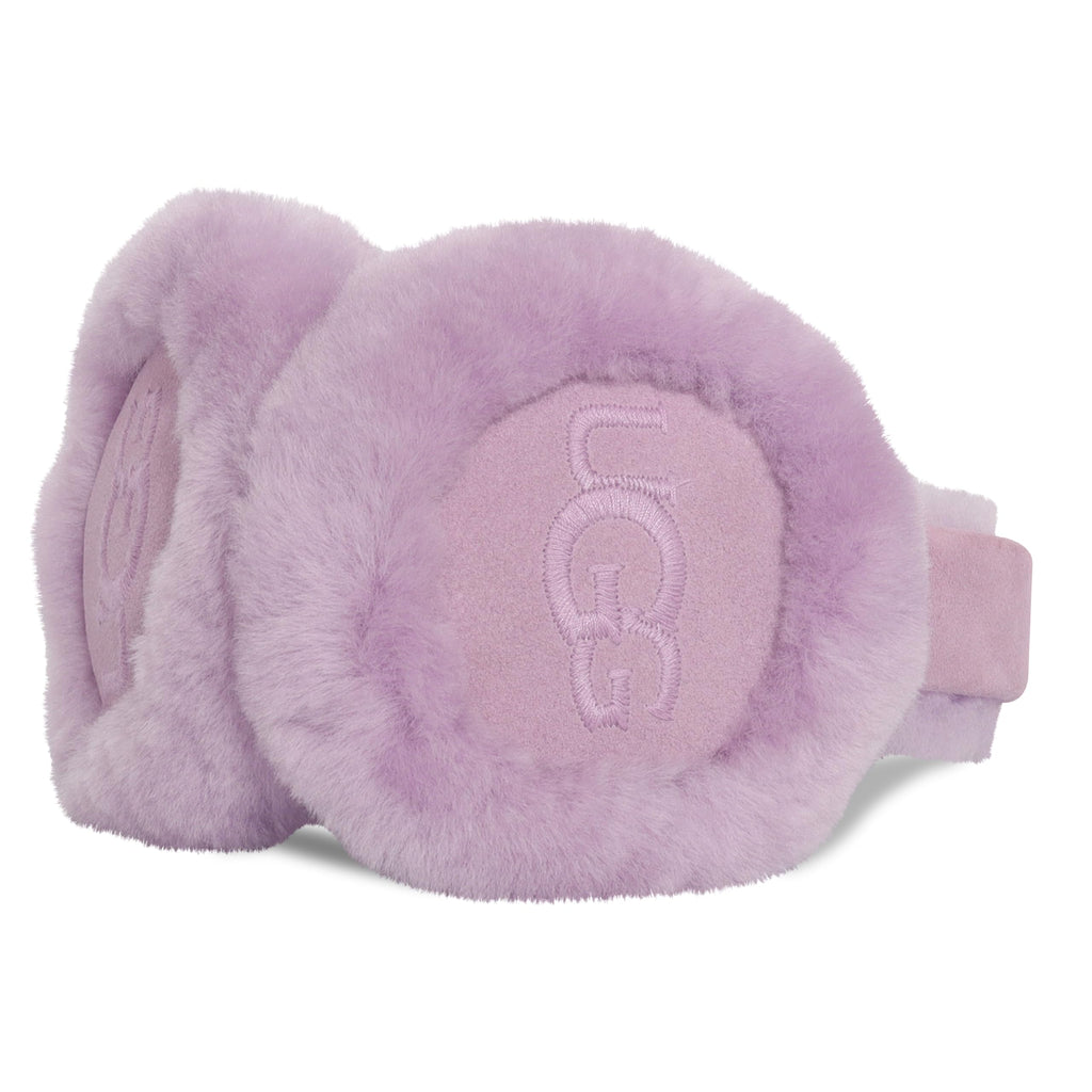 UGG womens Water Resistant Sheepskin Earmuffs With Embroidered Logo