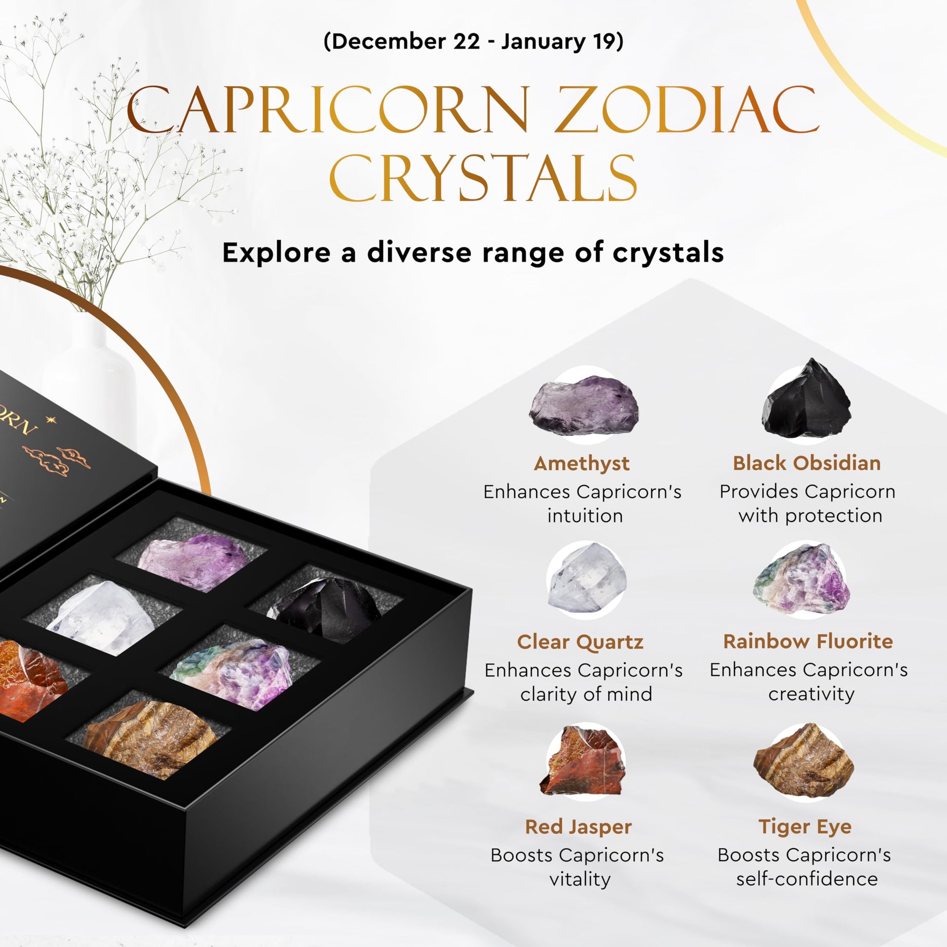 Bulk Crystals and Healing Stones 50 PCS - Real Mini Crystals for Spell Jars - Crystals for Witchcraft - Crystal Sets for Witchcraft Supplies - Real Crystal Witch Healing Crystals for Beginners Set