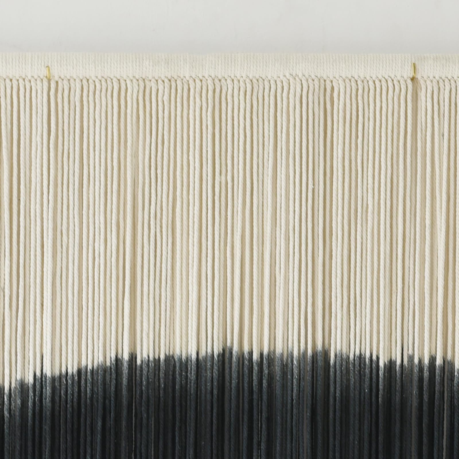 Flber Macrame Wall Hanging Tie-Dye Geometric Decor Large Scale Wall Art Statement Bohemian Yarn Tapestry Home Wall Decor 59''W*35''L