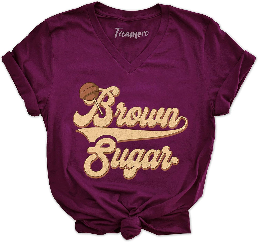 Brown Sugar Shirt Black Pride Tees Women Empowerment Gifts Melanin Queen Outfits