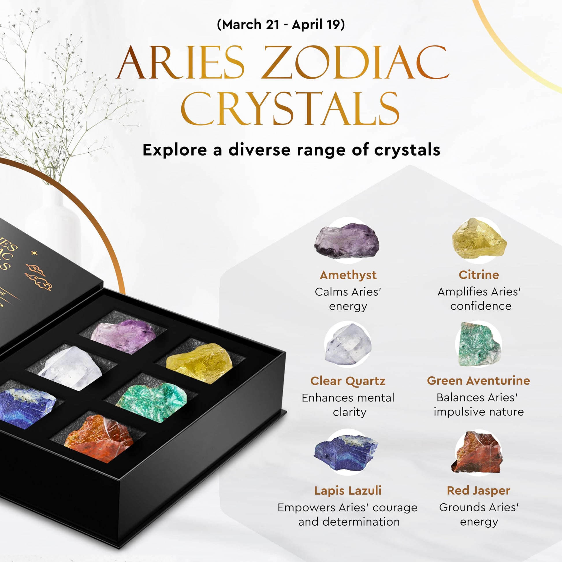 Bulk Crystals and Healing Stones 50 PCS - Real Mini Crystals for Spell Jars - Crystals for Witchcraft - Crystal Sets for Witchcraft Supplies - Real Crystal Witch Healing Crystals for Beginners Set