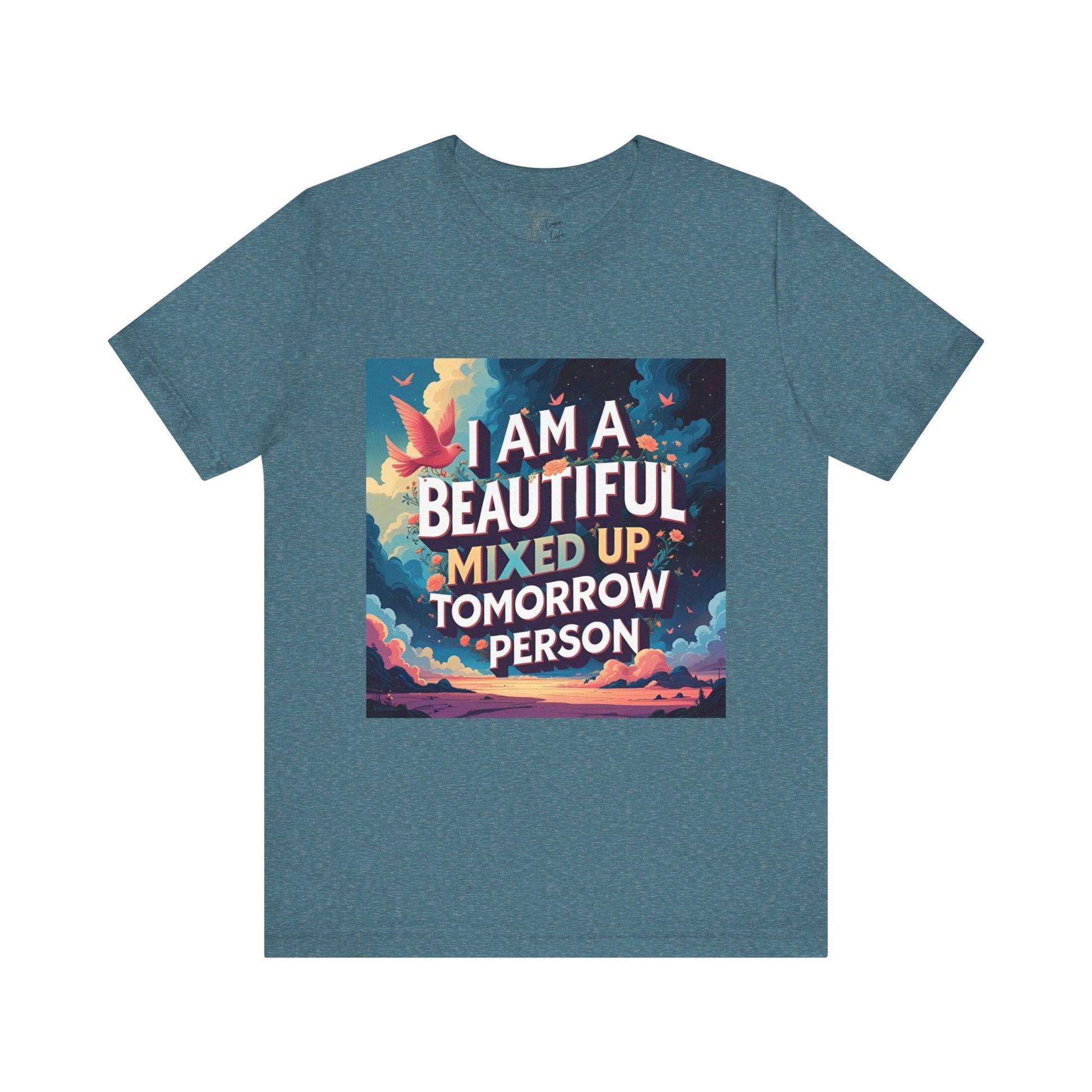 Luxe Life Quote Tee - "Tomorrow Person" T-Shirt, Cute Gift, Casual Wear, Summer Outfit, statement Top