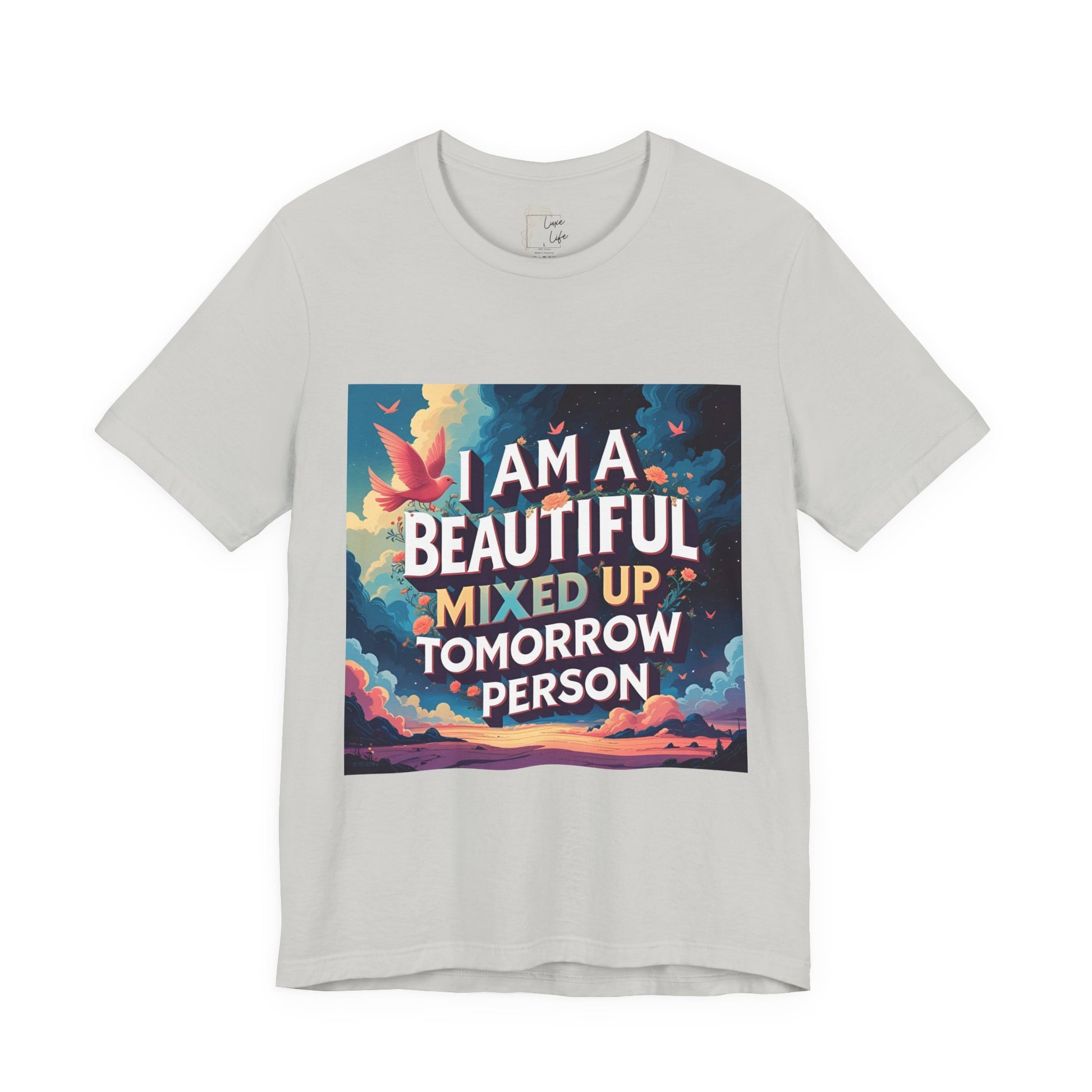 Luxe Life Quote Tee - "Tomorrow Person" T-Shirt, Cute Gift, Casual Wear, Summer Outfit, statement Top