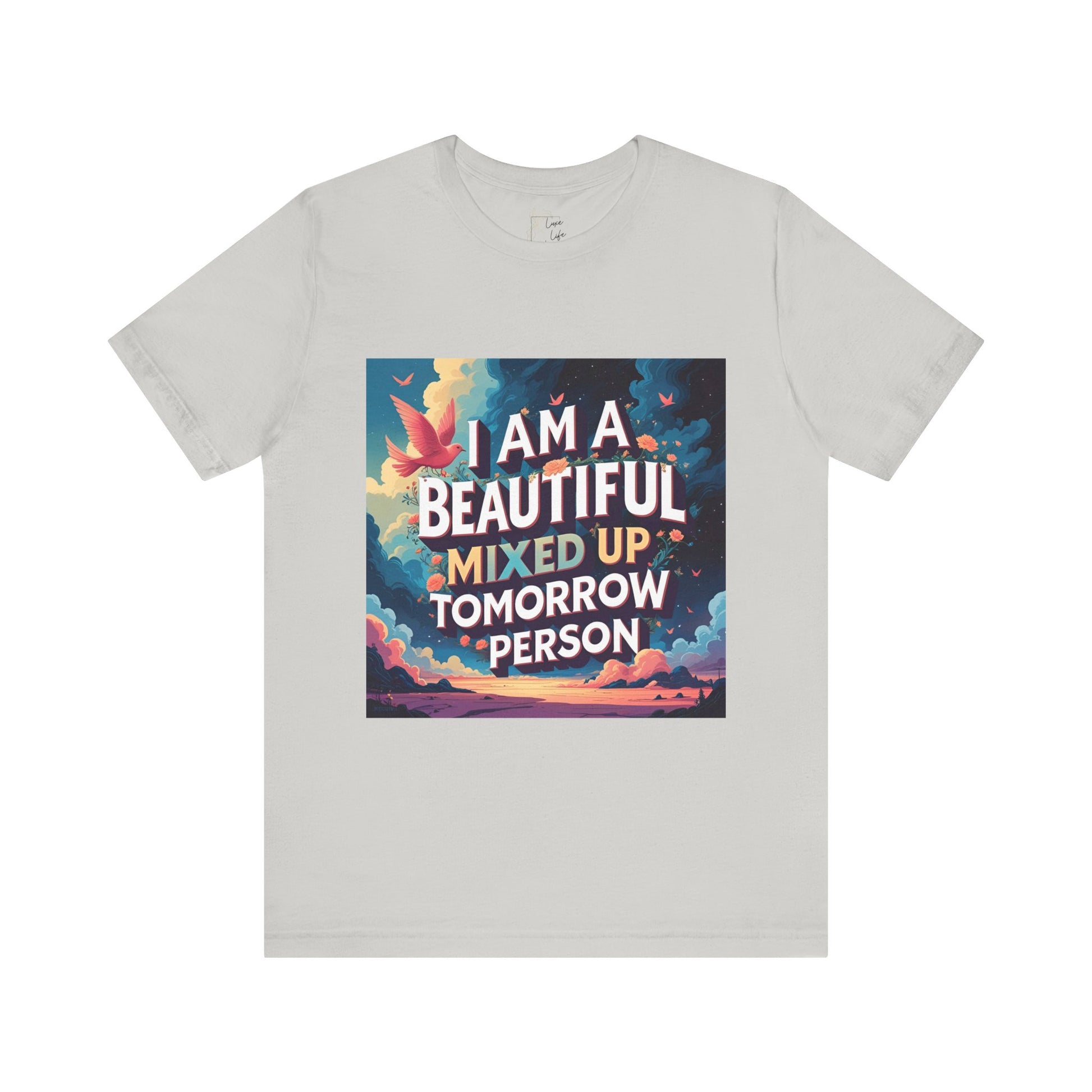 Luxe Life Quote Tee - "Tomorrow Person" T-Shirt, Cute Gift, Casual Wear, Summer Outfit, statement Top