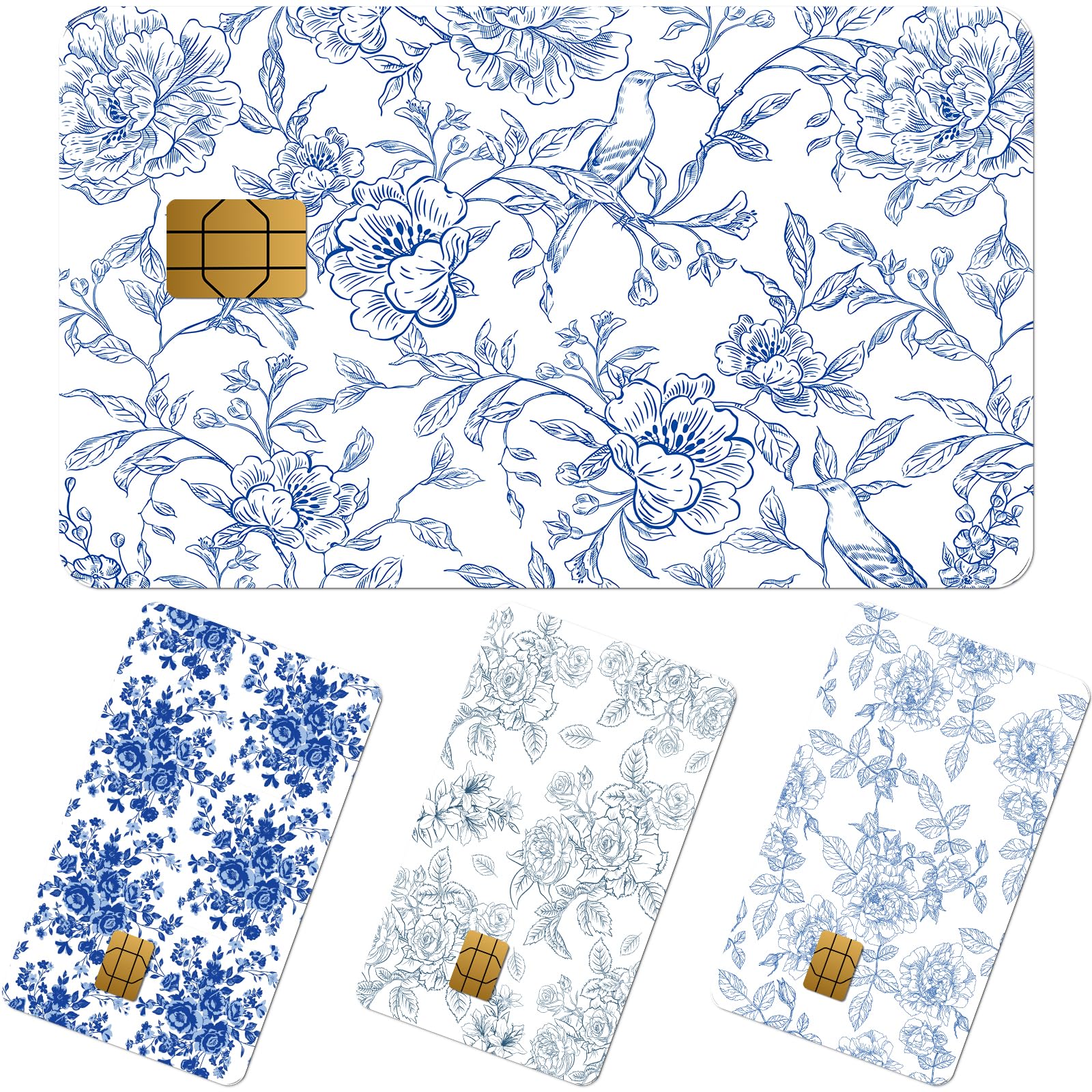 Credit Card Skin Stickers - 4 Pcs Black Women Debit Card Skin Stickers Cover Set, Affirmative Inspirational Black Girl Waterproof Removable Decals for DIY Transportation Cards