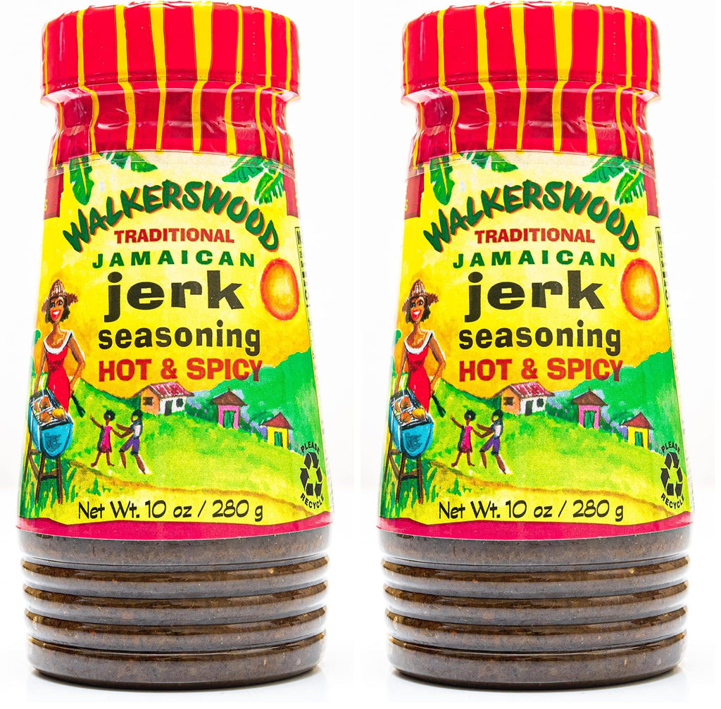 Walkerswood Traditional Jamaican All Purpose Mix and Blenda Green Seasoning, 10 oz (Packaging May Vary)