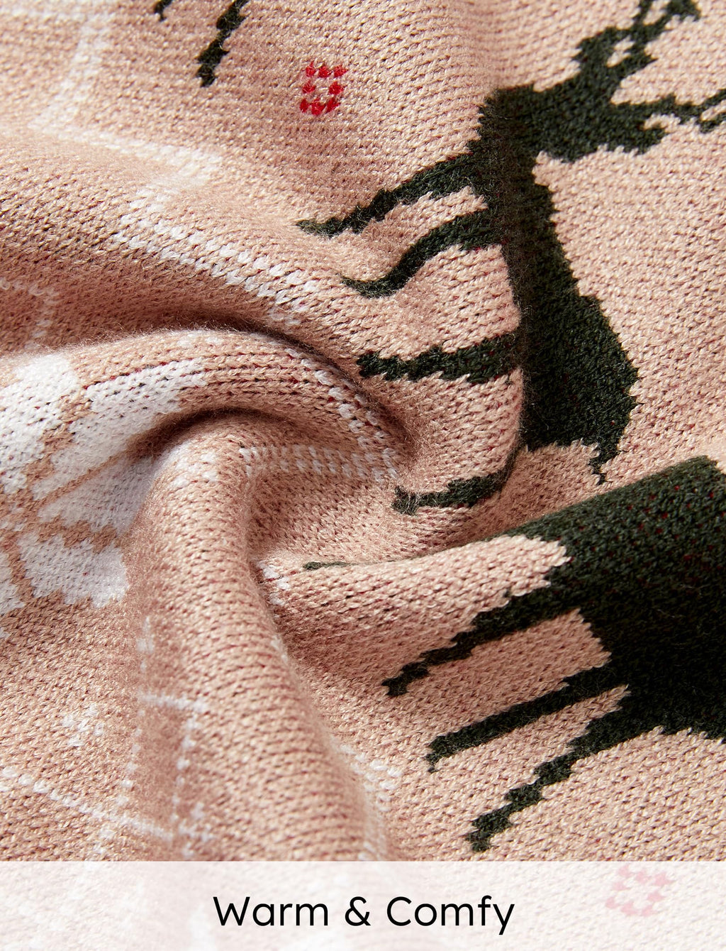 PATPAT Christmas Sweater Family Set Long Sleeve Knit Sweater Holiday Xmas Knitted Pullover