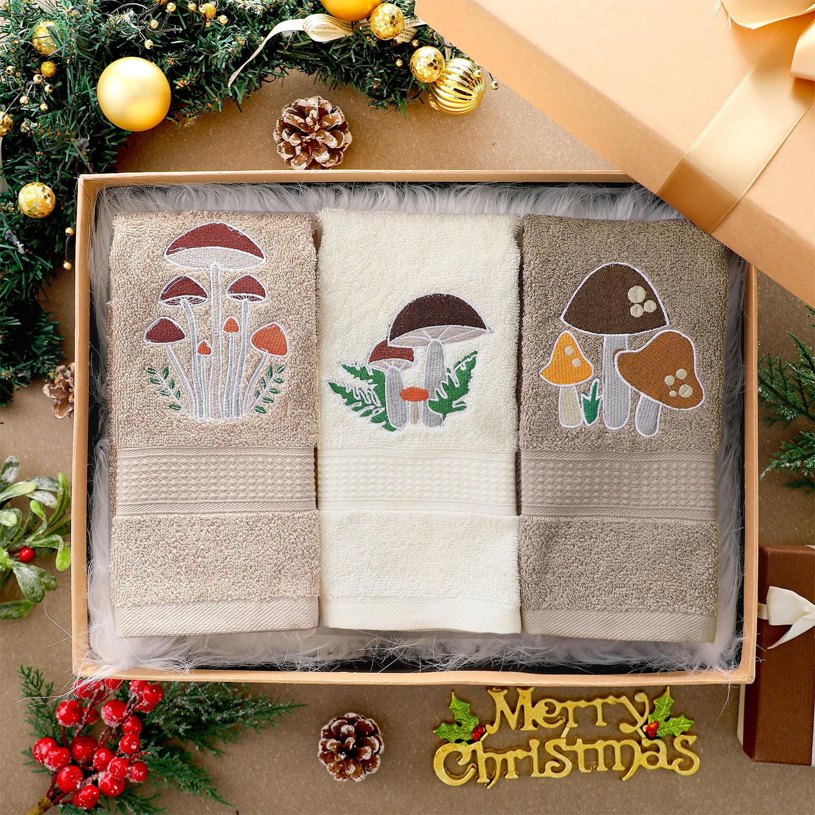 3 Pcs African Woman Hand Towels Black Girl African American Bathroom Home Decor Boho Decorative Farmhouse 100% Cotton Embroidered Towels for Bathroom Kitchen 13. 3 x 29. 5''