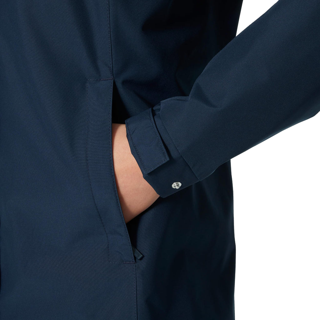 Helly-Hansen Womens Aden Waterproof Breathable Hooded Long Rain Jacket