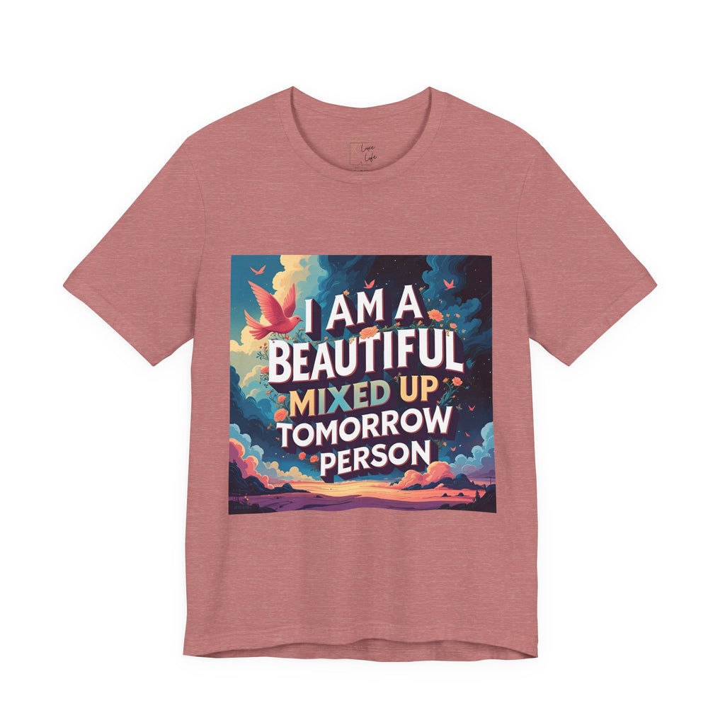 Luxe Life Quote Tee - "Tomorrow Person" T-Shirt, Cute Gift, Casual Wear, Summer Outfit, statement Top