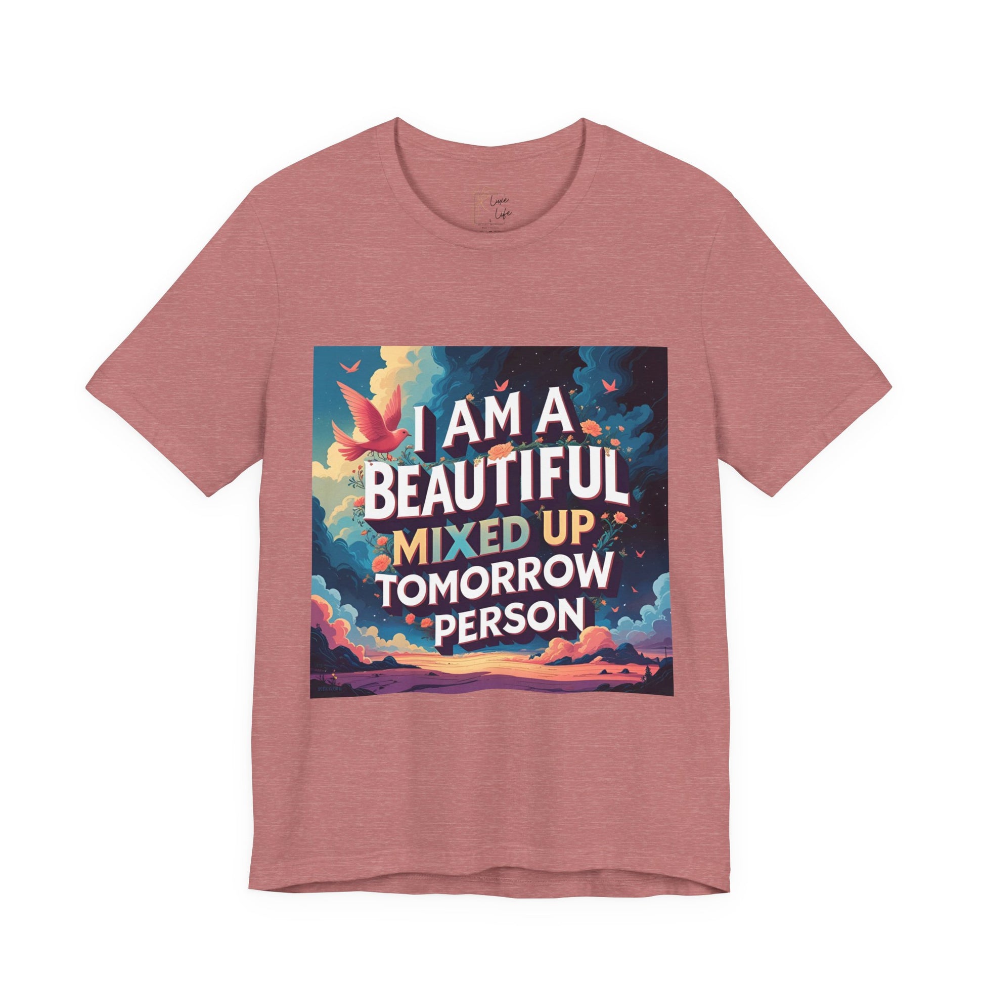 Luxe Life Quote Tee - "Tomorrow Person" T-Shirt, Cute Gift, Casual Wear, Summer Outfit, statement Top