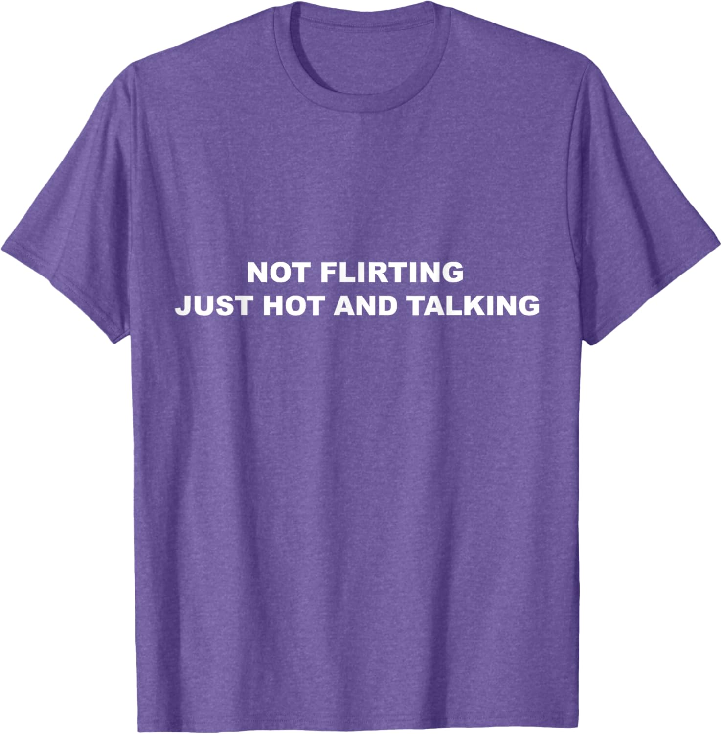 I'm Not Flirting Just Hot and Talking Funny Saying Women Men T-Shirt