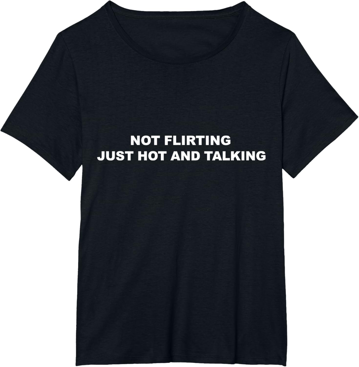 I'm Not Flirting Just Hot and Talking Funny Saying Women Men T-Shirt