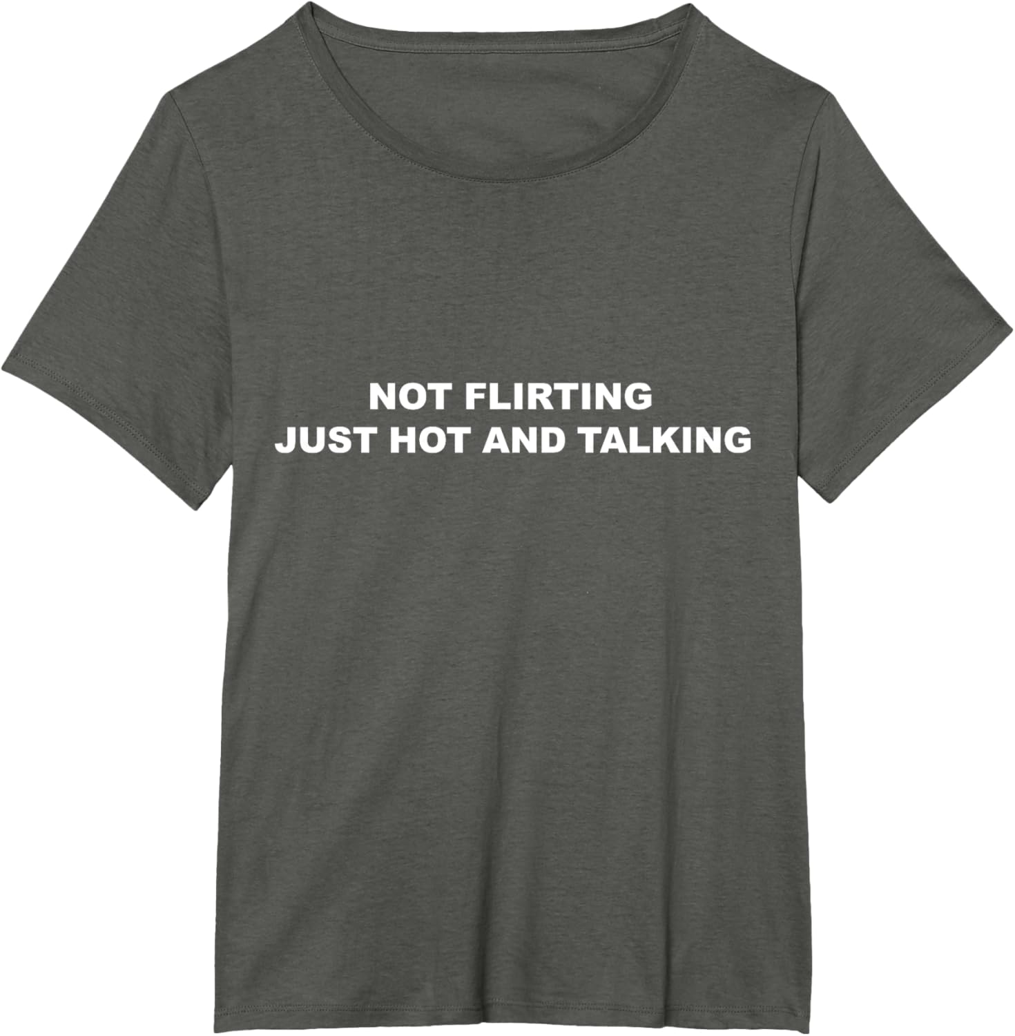 I'm Not Flirting Just Hot and Talking Funny Saying Women Men T-Shirt