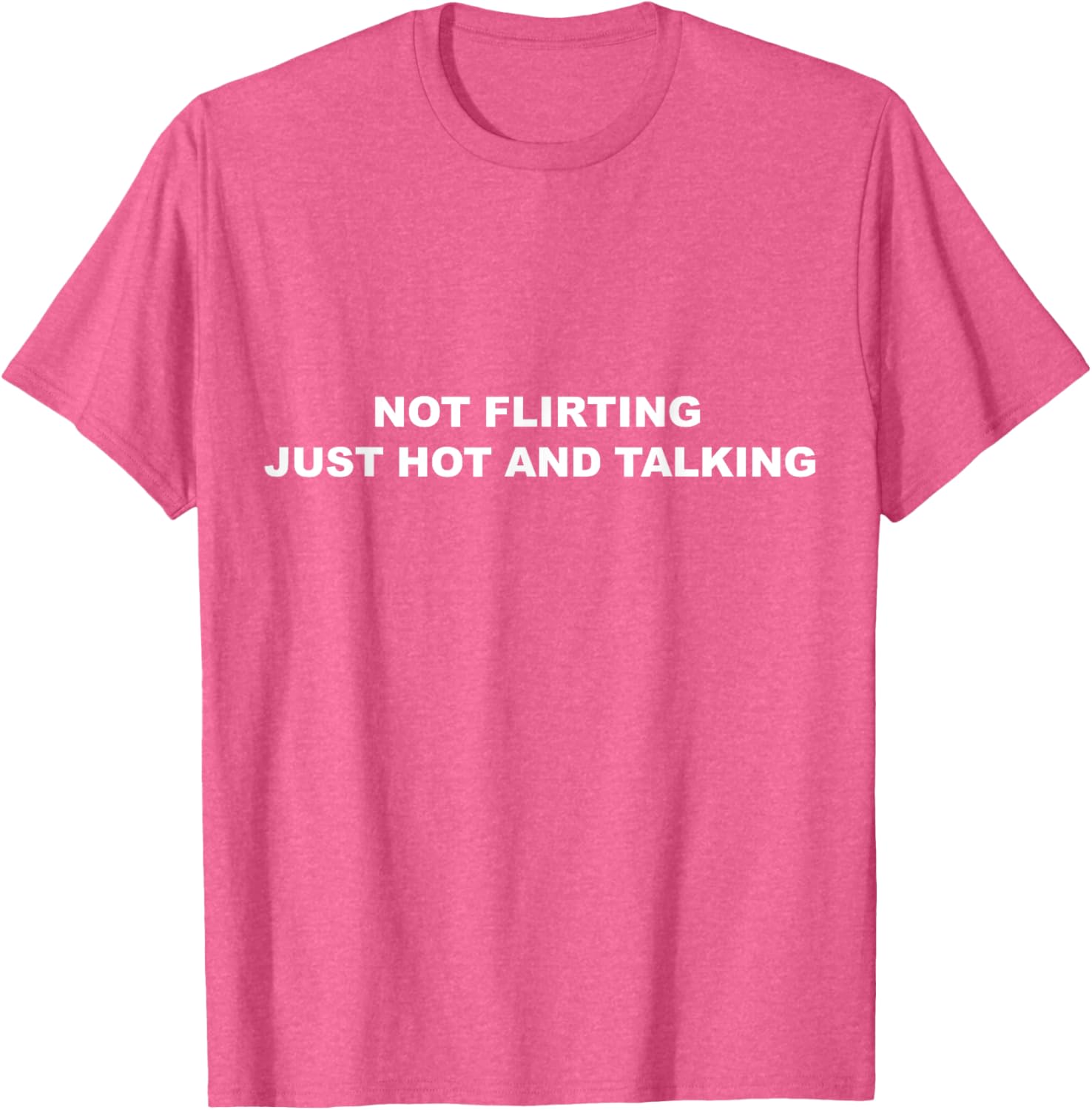 I'm Not Flirting Just Hot and Talking Funny Saying Women Men T-Shirt
