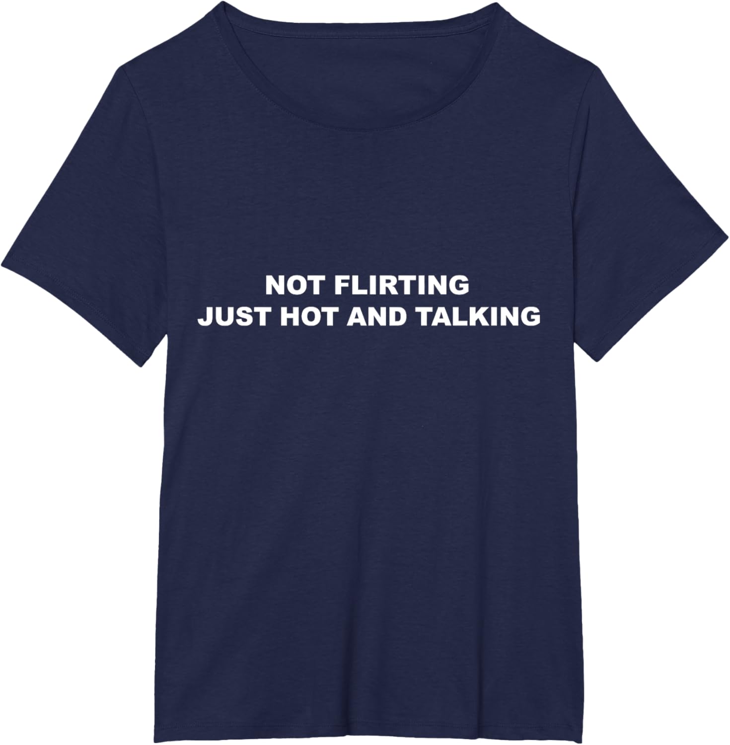 I'm Not Flirting Just Hot and Talking Funny Saying Women Men T-Shirt