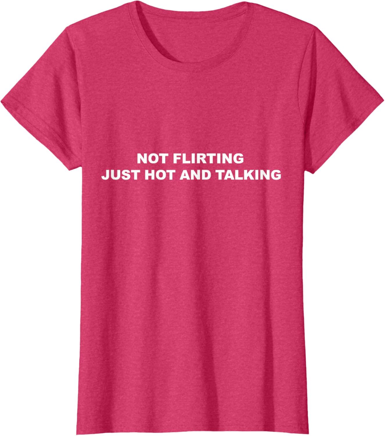 I'm Not Flirting Just Hot and Talking Funny Saying Women Men T-Shirt