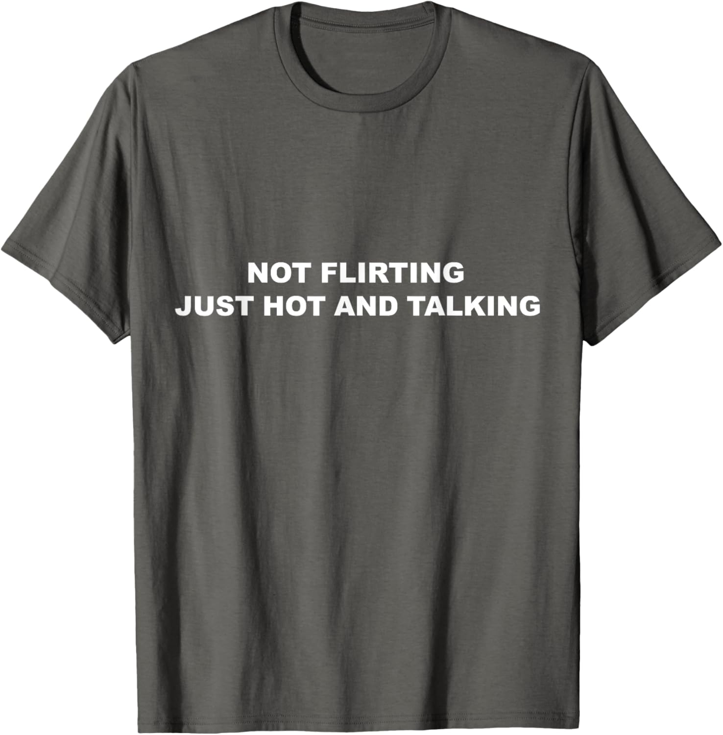 I'm Not Flirting Just Hot and Talking Funny Saying Women Men T-Shirt