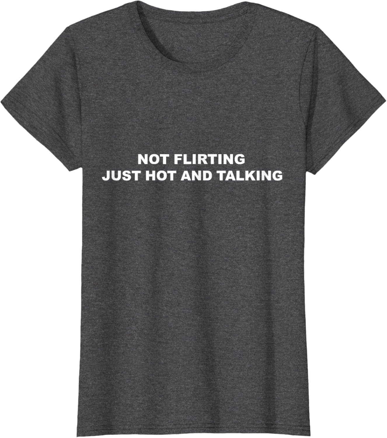 I'm Not Flirting Just Hot and Talking Funny Saying Women Men T-Shirt