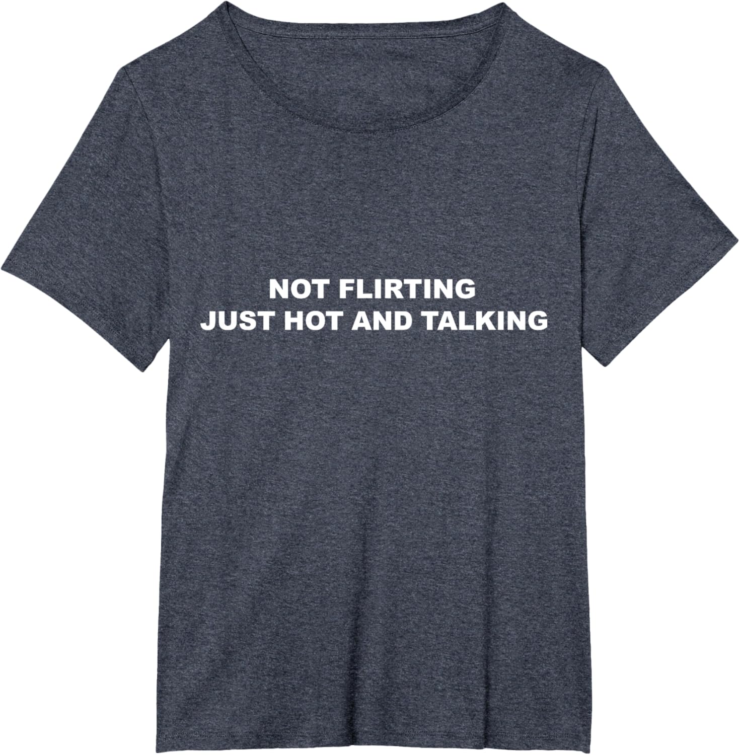I'm Not Flirting Just Hot and Talking Funny Saying Women Men T-Shirt