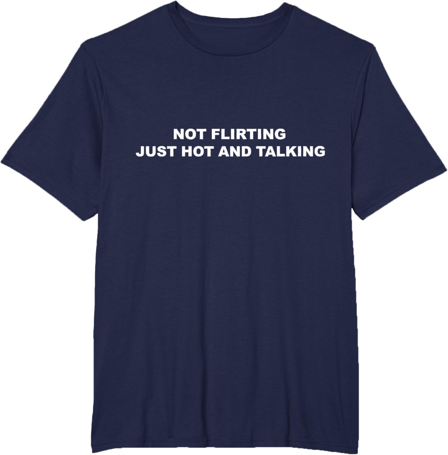 I'm Not Flirting Just Hot and Talking Funny Saying Women Men T-Shirt