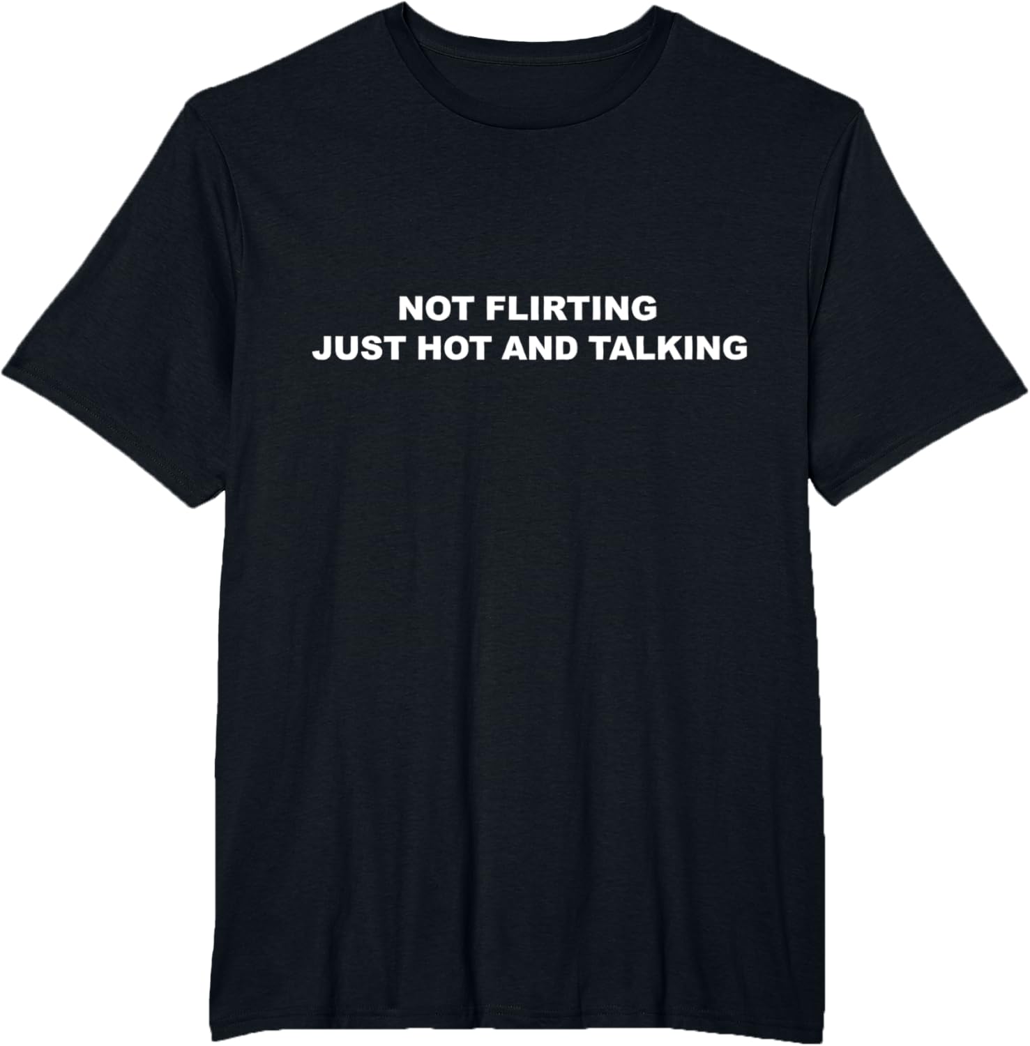 I'm Not Flirting Just Hot and Talking Funny Saying Women Men T-Shirt