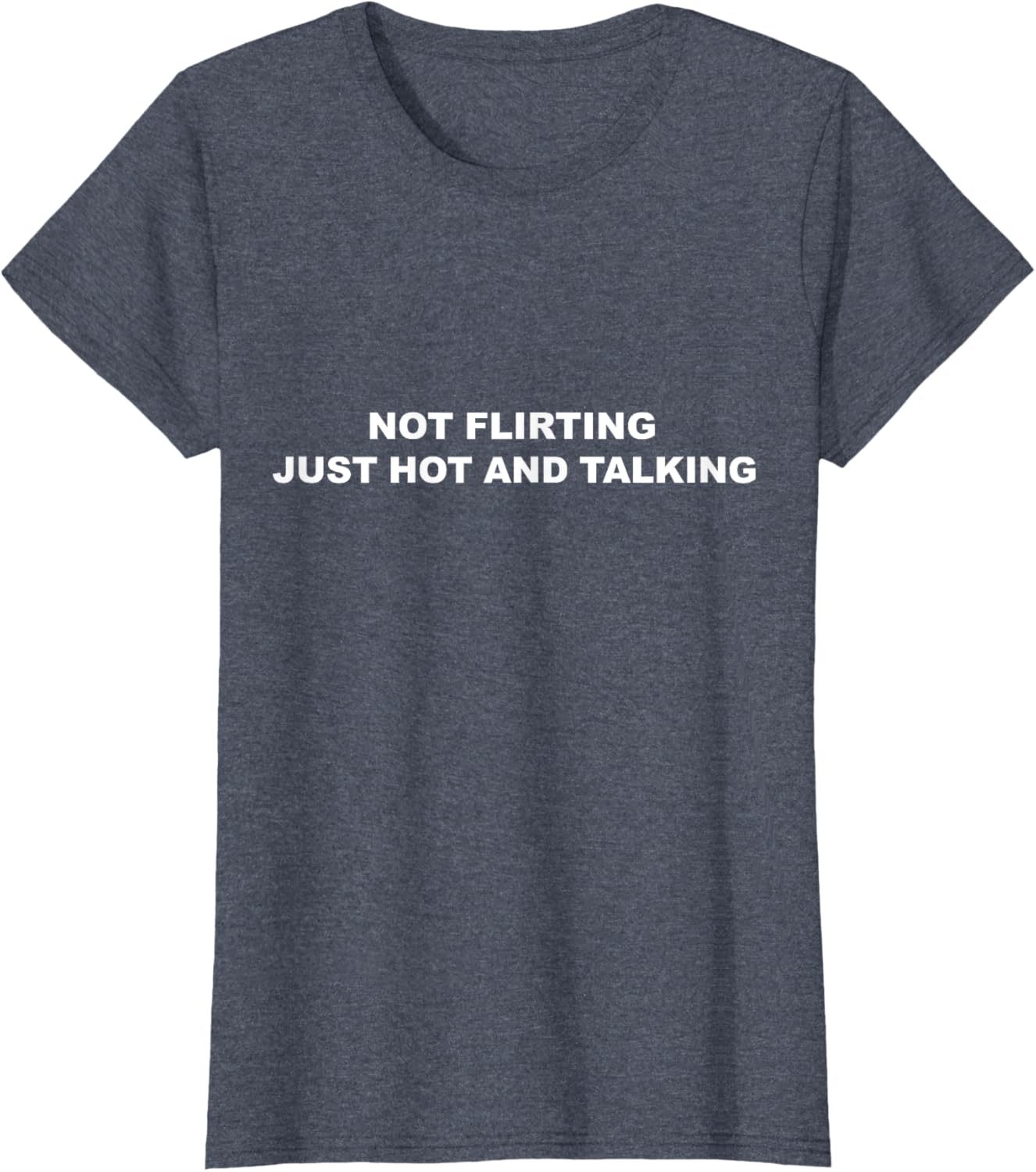 I'm Not Flirting Just Hot and Talking Funny Saying Women Men T-Shirt
