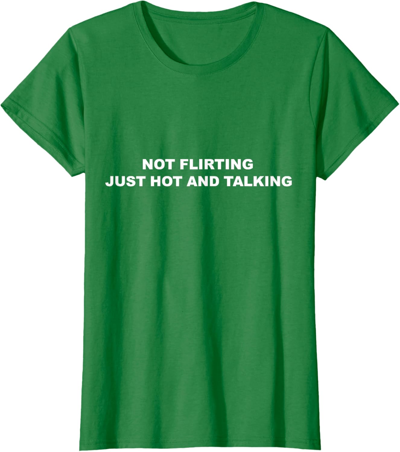 I'm Not Flirting Just Hot and Talking Funny Saying Women Men T-Shirt