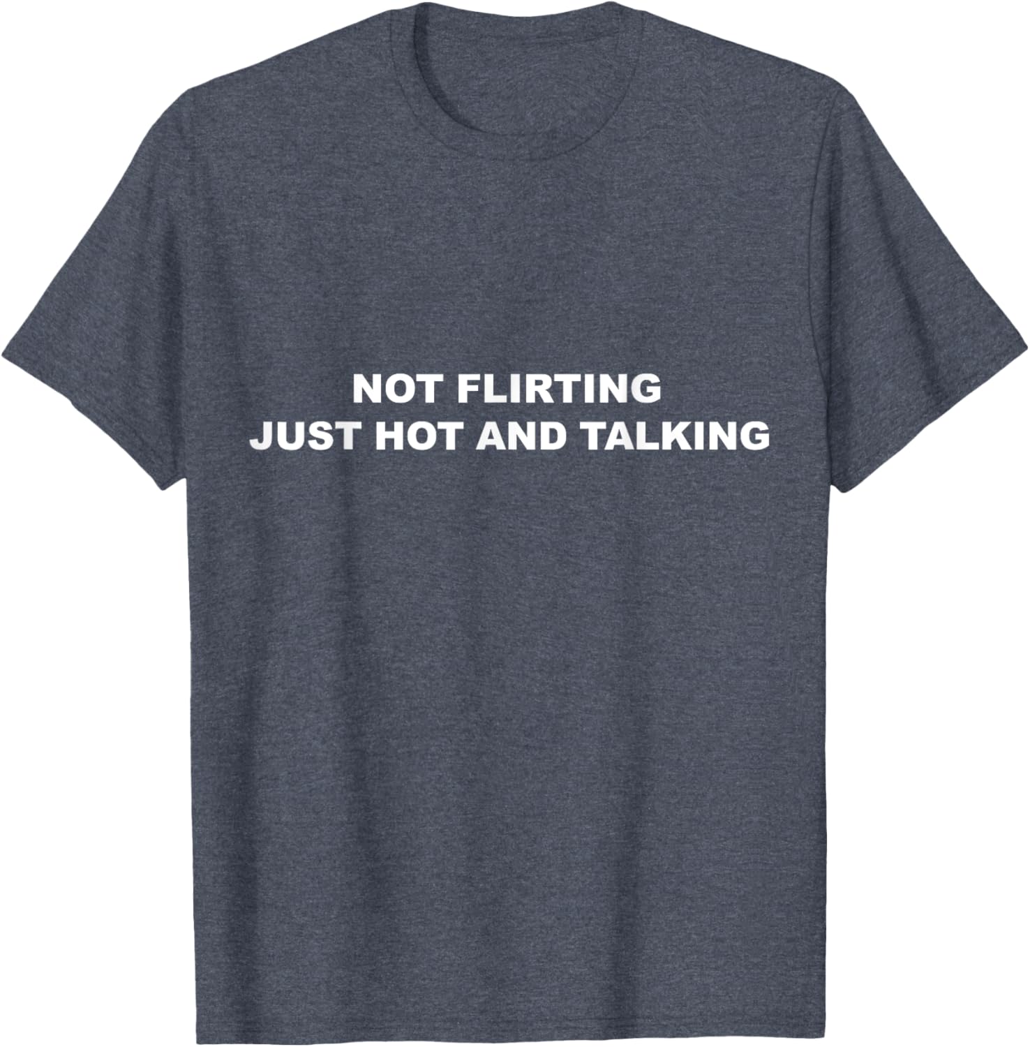 I'm Not Flirting Just Hot and Talking Funny Saying Women Men T-Shirt