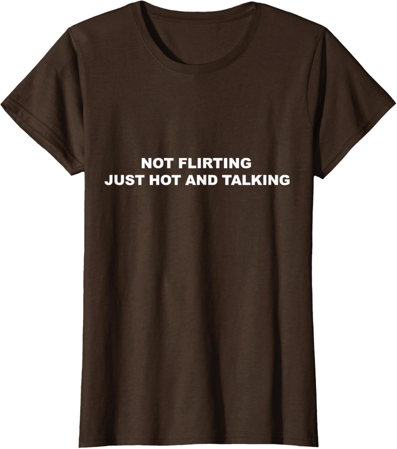 I'm Not Flirting Just Hot and Talking Funny Saying Women Men T-Shirt