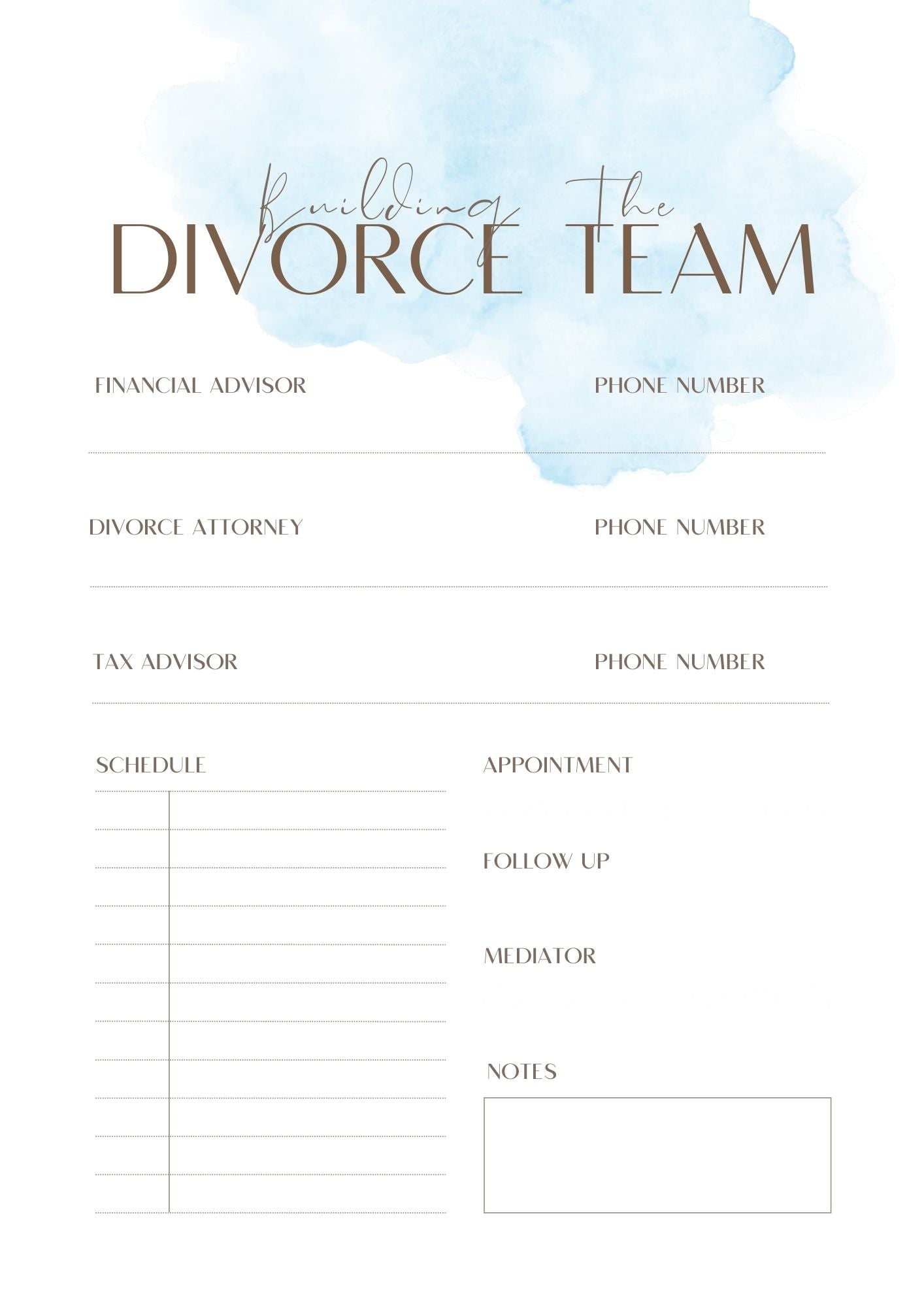 Girlfriends Guide to Divorce Planner Guide