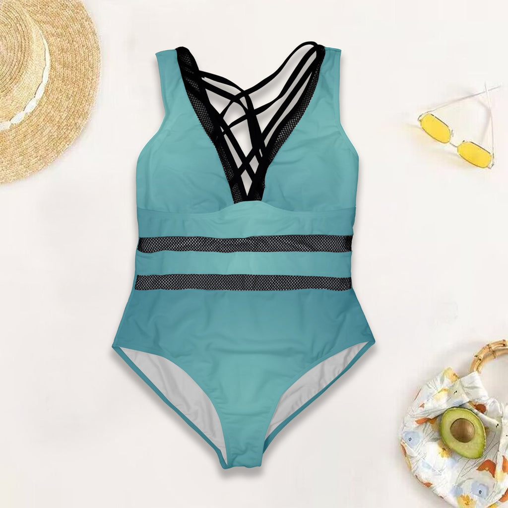 Ocean Deep Criss Cross One Piece Swimsuit